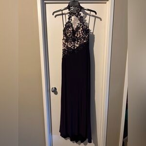 Dave & Johnny Cream and Purple Dress